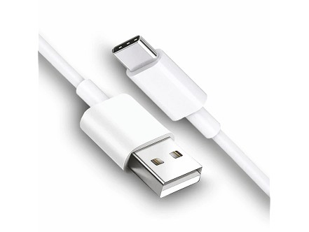 Bavitel kabl Usb A/Type C bela