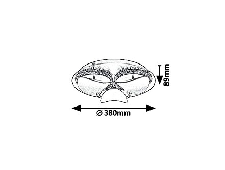 LED PLAFONJERA 36W CAPRIANA 5050 RABALUX