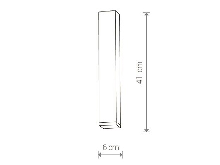ZIDNA LAMPA 1XGU10 BRYCE WH 5706 NOWODVORSKI
