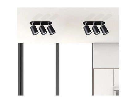SPOT LAMPA 3XGU10 EYE FIT BLACK 9397 NOWODVORSKI