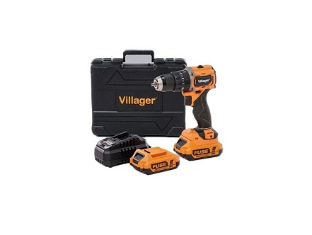Villager VLP 5121 - 2BSC aku. brushless udarna bušilica, 2x 2 Ah baterije, 2.4 A punjač i kofer