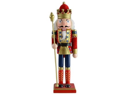 Krcko Orascic drvena figura 1 komad 300mm kralj crveni