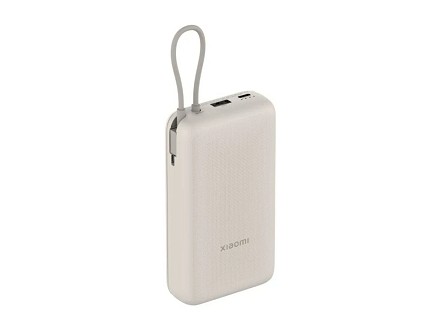 Xiaomi Power Bank 20000mAh 33W sa kablom Type C bela