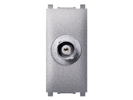 74282.S Prikljucnica audio/vidsilver