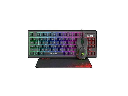 MARVO  CM310 USB  LOOT 30 CRNI Set TASTATURA+MIŠ+PODLOGA
