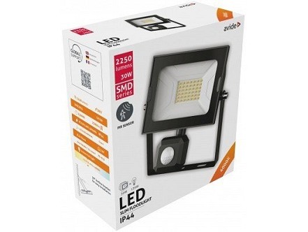 LED reflektor SMD tanki 30W NW 4000K sa senzorom