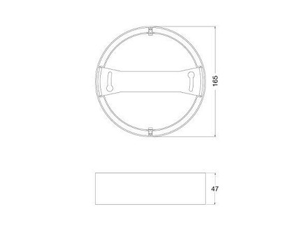 NADGRADNI RAM ZA LED PANEL DN165 IP44 LEDVANCE