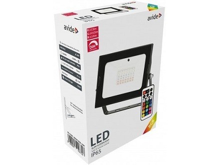 LED reflektor SMD tanki 30W RGB sa IC daljinskim