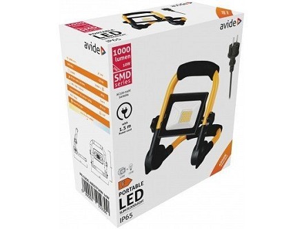 LED reflektor SMD tanki 10W NW 4000K sa stalkom 1.5m kabl