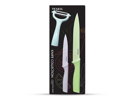 TEXELL SET 2 NOŽA I LJUŠTAČ TNT-S285