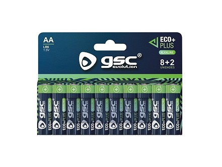 GSC ECOPLUS ALKALNA Baterija LR6 (AA) 10 PAK