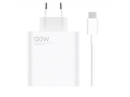 Xiaomi Mi 120W punjač Combo Type-A + kabl Type C bela