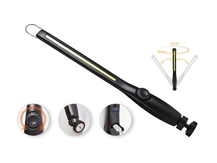 LED radionicka lampa 10W dimabilna-rotirajuci-punjiva