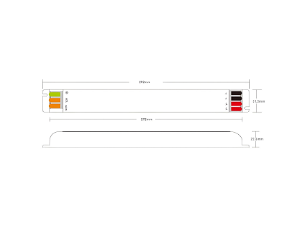 LED NAPAJANJE SLIM 12V 250W 250WHH 12 DAWN BBLINK