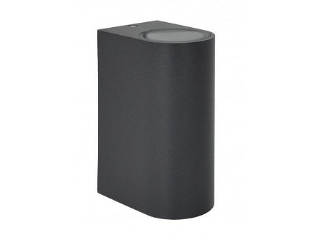 M952010 C CRNA 2XGU10 bastenska lampa zidna Mitea lighting