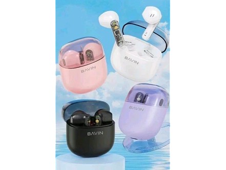 Bavin Wireless earphone B61 slušalice bela - BA-61