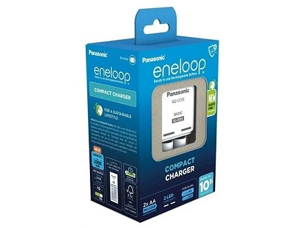 Panasonic punjač K-KJ5OMCD20E gratis 2 punjive baterije 2000mAh
