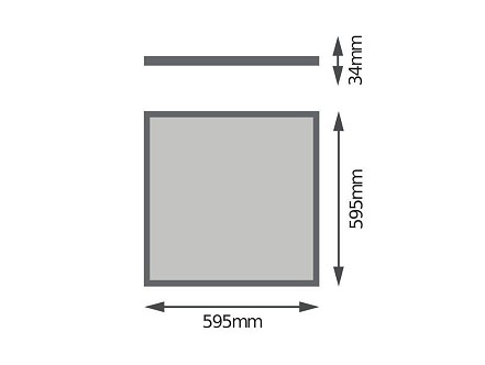 NADGRADNI LED PANEL 600x600 35W 4200lm NW 4000K LEDVANCE