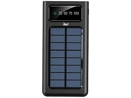 MEANIT SOLARNI PRENOSNI PUNJAČ SA LAMPOM, 10.000 MAH - P1