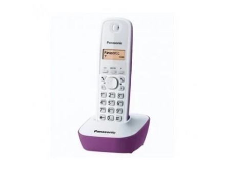 Panasonic KX-TG1611FXF bela-ljubičasta
