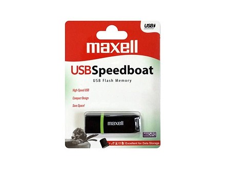 Maxell USB 128GB 3.1 Speedboat Crni
