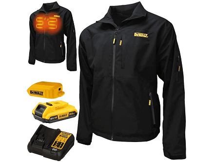 DeWalt DCHJ090BD1 Soft-Shell jakna sa grejačima, 1x2.0Ah, sa adapterom, M