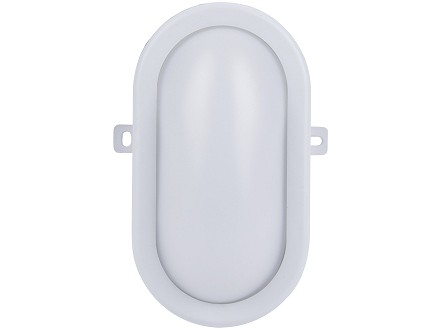 LED lampa ovalna 12W 4000K IP54 bela