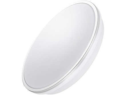 LED plafonjera Oyster Olivia srebrna 15W fi280mm NW 4000K