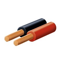 KLS-0.75 kabel za zvucnike 2x0.75mm crveno crni