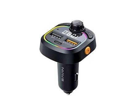 BAVIN FM TRANSMITER / AUTO PUNJAČ RGB AMBIENT PC2013