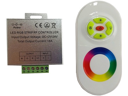 Kontroler za LED traku 12V 216W RGB 5 tastera