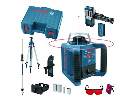 Bosch GRL 300 HV rotacioni laser + BT 300 HD stativ + GR 240 merna letva , set