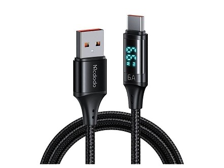 MCDODO CA-1080 Kabl 6A,DISPLEJ,USB-A na TIP-C,DUŽINA 1.2m
