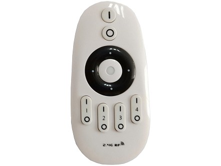 RF daljinski dimer za LED traku 12-24V za 4 zone 144W