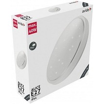 LED plafonjera Oyster IP44 Alice 380x110mm 2xE27