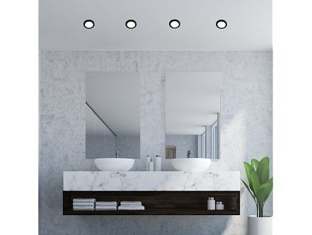 SPOLJNA UGRADNA LED LAMPA 3W COCO ZA KUPATILO CRNA 5274 IP44 RABALUX