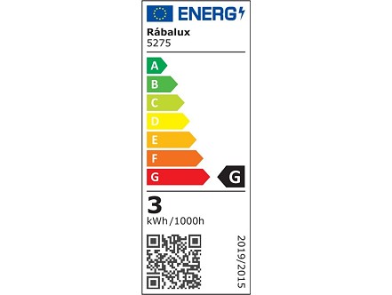 SPOLJNA UGRADNA LED LAMPA 3W COCO ZA KUPATILO SILVER 5275 IP44 RABALUX