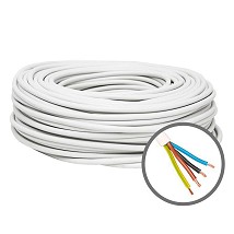 (T2) H05VV-F (PP/J 4x2.5 bela) licnasti kabel