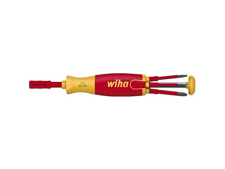 Wiha 38611 Odvijač sa bitovima LiftUp VDE Phillips, PlusMinus / Pozidriv, sa 6 bitova