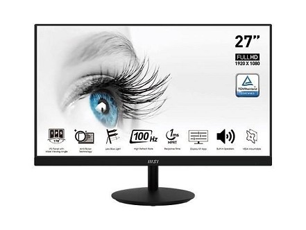 MSI PRO MP271A 27" 100HZ Monitor
