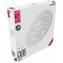 LED plafonjera Oyster IP44 Selene 24W 380x70mm WW 3000K