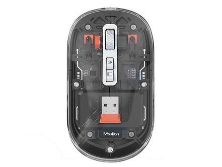 MEETION BTM005BK BEŽIČNI BT PUNJIVI Miš, 2.4GHZ, CRNI