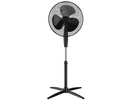 NIAROS PODNI Ventilator PREČNIKA 43CM, 45W, VISINA DO 133CM ,CRNI