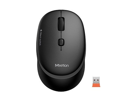 MEETION R571BK BEŽIČNI SILENT Miš, 2.4GHZ, CRNI