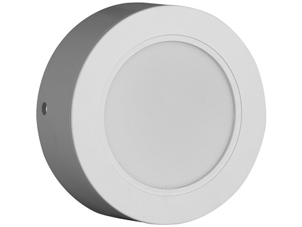 LED panel okrugli nadgradni 9W CW 6400K plast. AVIDE