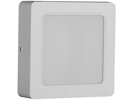 LED panel kvadratni nadgradni 12W CW 6400K plast. AVIDE