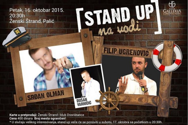 "Stand up na vodi" na Ženskom štrandu