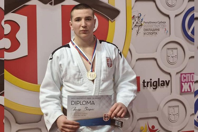 Džudo: Mateja Borojević odbranio titulu kadetskog šampiona Srbije (+90kg)