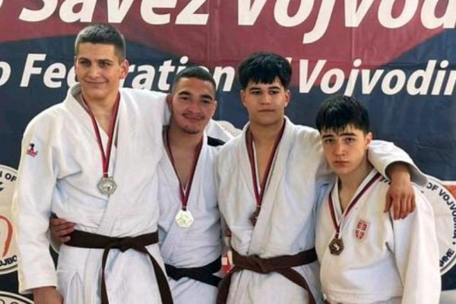 Džudo: Tri bronze na Prvenstvu Vojvodine za Spartak