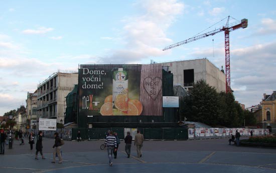 Radovi na zaštićenom delu Narodnog pozorišta